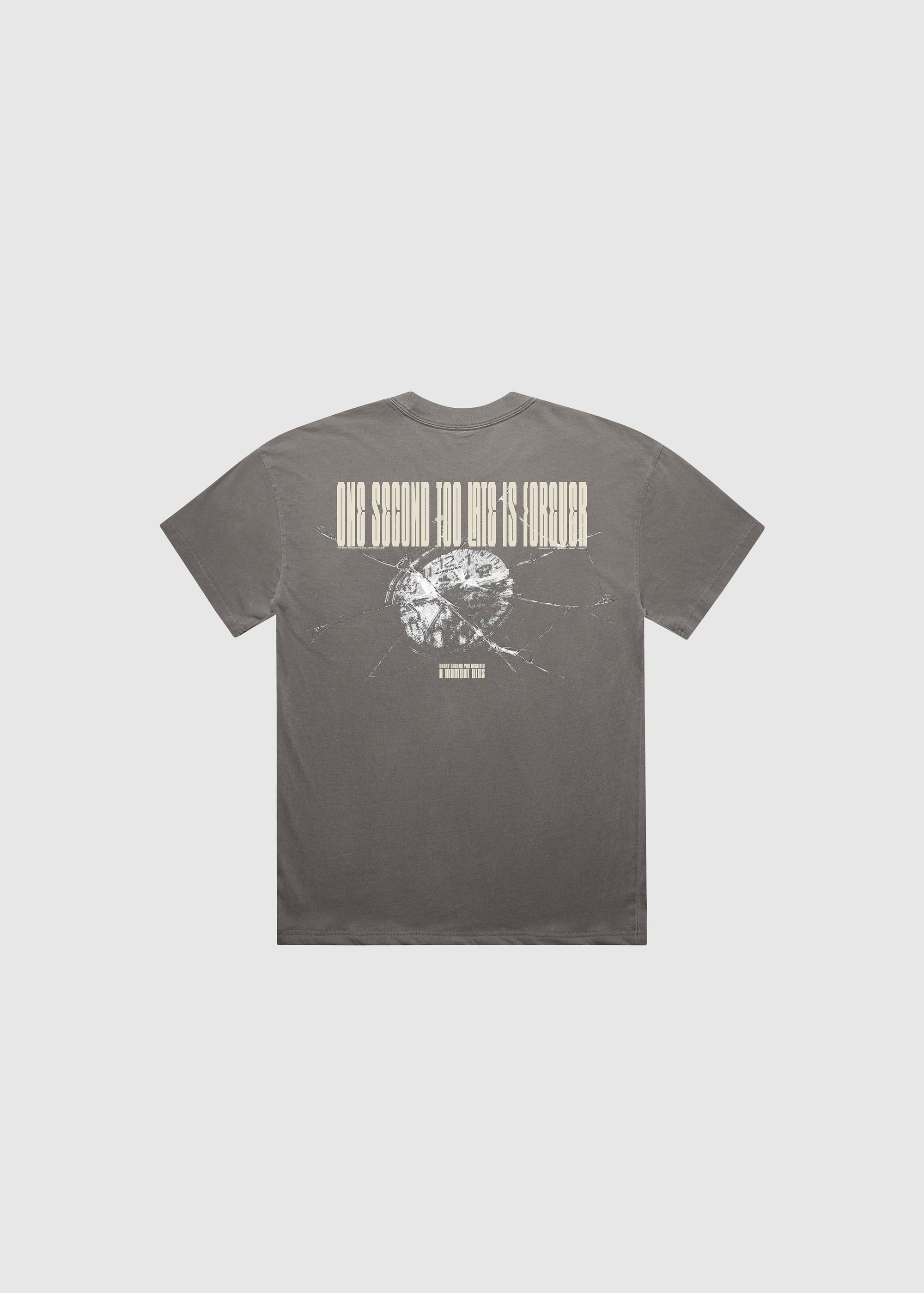 DYING MOMENT TEE FADED GREY