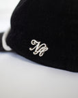 EMBLEMED ROPE CAP | BLACK